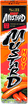 S&B MUSTARD PASTE HOT 43G