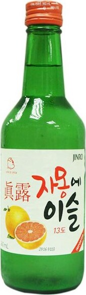 HITE JINRO CHAM YI SUL GRAPEFRUIT 13% ALC 360ML