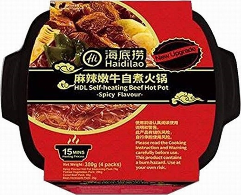 HDL SELF-HEATING HOTPOT -SPICY BEEF 370G