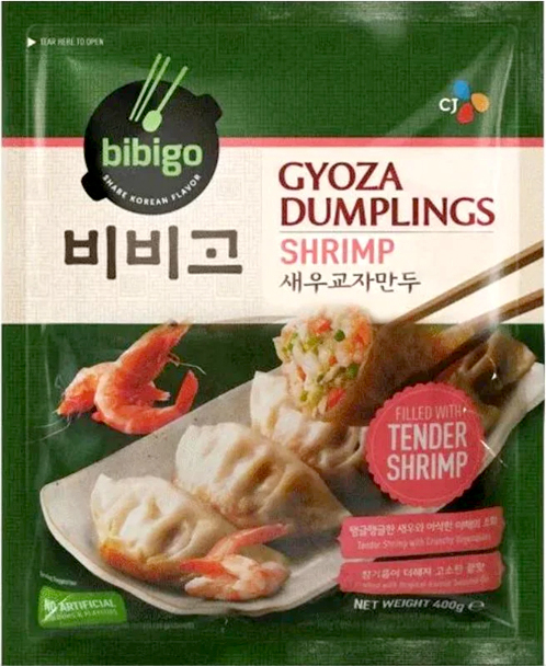 CJ BIBIGO SHRIMP GYOZA DUMPLINGS 400G