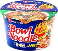 NONG SHIM HOT & SPICY BIG BOWL NOODLE 100G