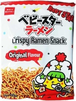 BABY STAR RAMEN SNACK (BROAD)BIG PACK – ORIGINAL 185G