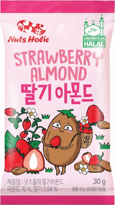 NUTS HOLIC ALMOND – STRAWBERRY 30G