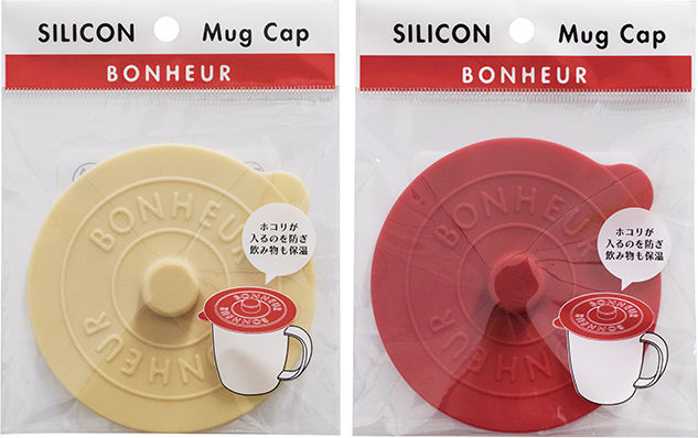 YK BONHEUR MUG COVER – RED/BEIGE (103X96X10MM)