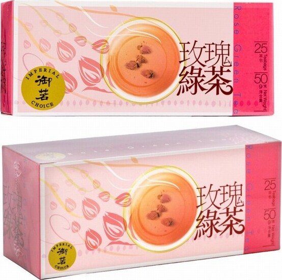 IMPERIAL CHOICE ROSE GREEN TEA BAGS 50G (25X2G)