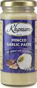 KHANUM MINCED GARLIC PASTE 210G