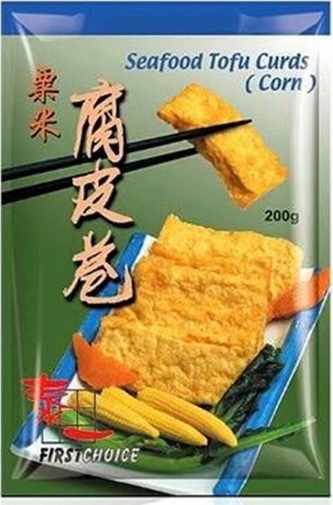 FIRST CHOICE SWEETCORN BEANCURD ROLL 200G