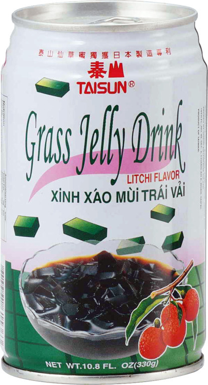 TAISUN GRASS JELLY DRINK – LYCHEE 310ML