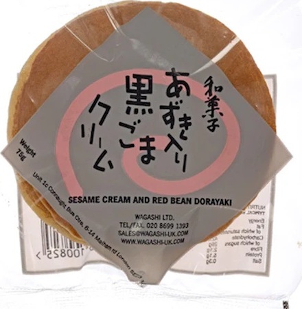 WAGASHI SESAME CREAM & R/BEAN DORAYAKI 75G