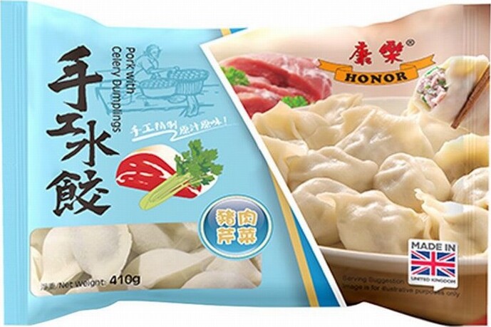 HONOR PORK & CELERY DUMPLINGS 410G