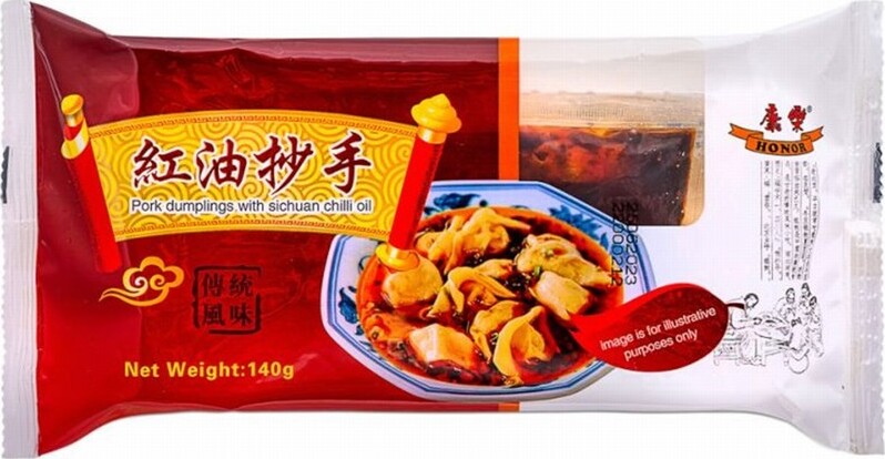 HONOR WONTON PORK SICHUAN OIL 140G