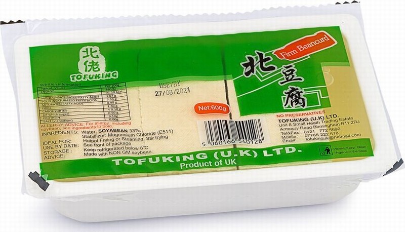 TOFU KING FIRM BEANCURD 600G