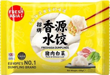 FRESHASIA DUMPLING – PORK & CHINESE LEAF 400G