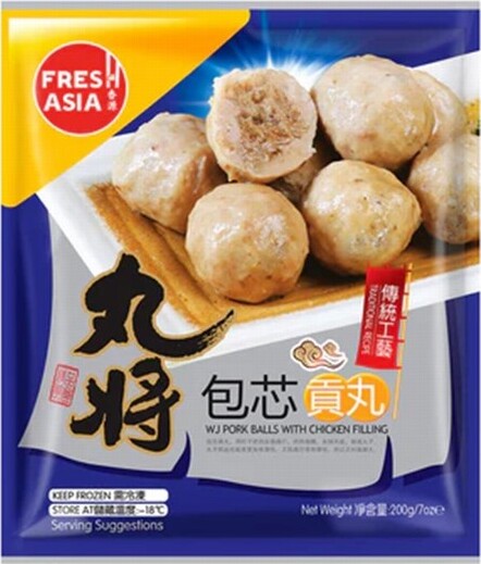 FRESHASIA WJ CHICKEN STUFFED PORK BALL 200G