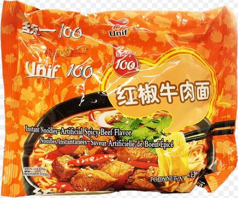 UNIF INS NOODLE SPICY BEEF 108G