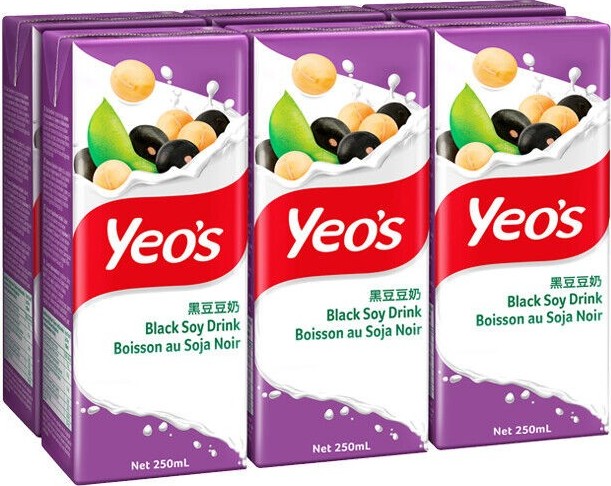 YEOS BLACK SOYBEAN DRINK 250ML