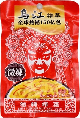 WJ HOT SPICY MUSTARD TUBER 80G