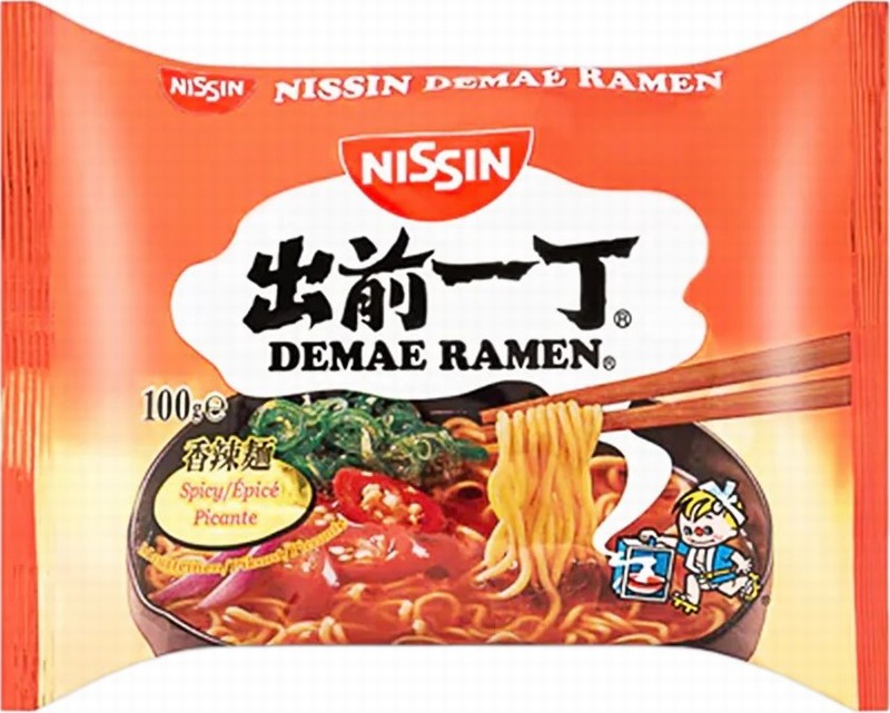 NISSIN INS-NDL SPICY (PKT) 100G EUROPE