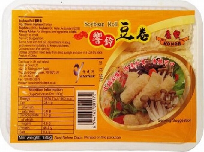 HONOR SOYBEAN/BEANCURD ROLL 180G