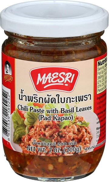 MAE SRI CHILLI PASTE & HOLY BASIL  (PAD KA PRAO) 200G