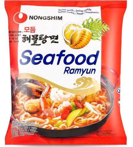 NONG SHIM INS-NDL SEAFOOD 125G