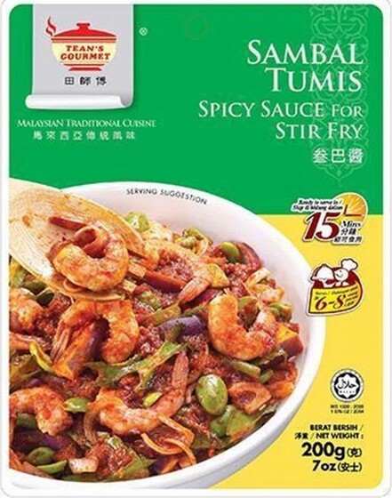 TEANS GOURMET SAMBAL TUMIS STIR FRY SAUCE 200G