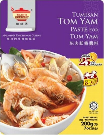 TEANS GOURMET TOM YAM PASTE 200G