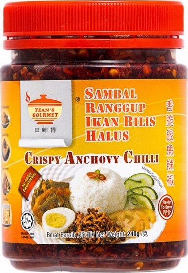 TEANS GOURMET CRISPY ANCHOVY CHILLI 240G