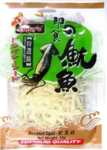 JEENY’S SHREDDED SQUID 30G