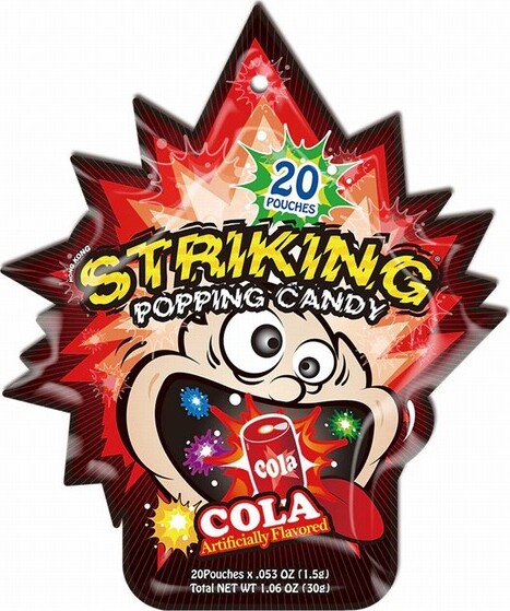 STRIKING POPPING CANDY- COLA FLV 30G