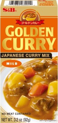 S&B GOLDEN CURRY MILD (16677) 92G