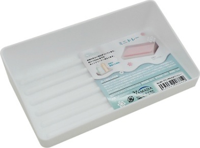 YK PLASTIC ACCESSORY TRAY – WHITE (160X91X41MM)
