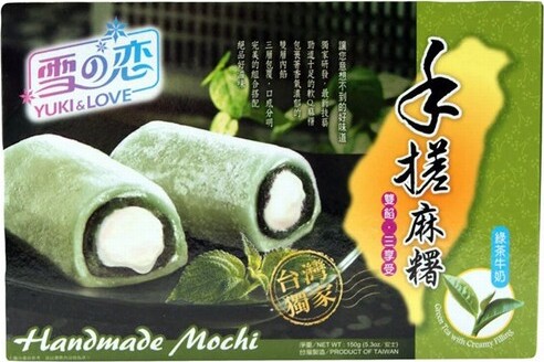 SG YUKI & LOVE GREEN TEA MILK MOCHI 150G