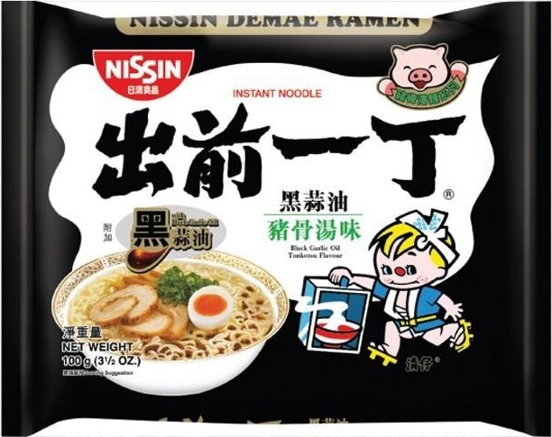 NISSIN INS-NDL BLACK GARLIC (HK) (PKT) 100G