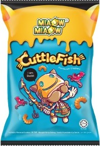 MIAOW MIAOW CUTTLEFISH CRACKERS 60G