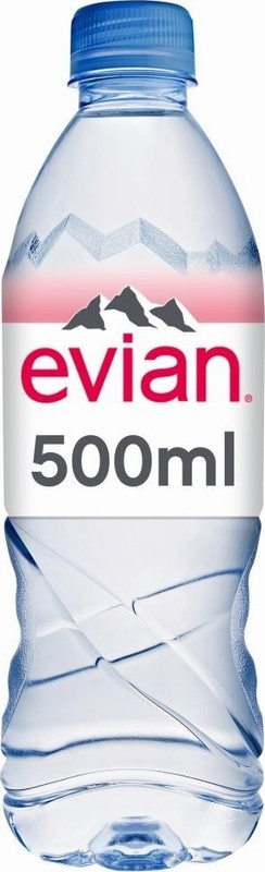 EVIAN MINERAL WATER 500ML