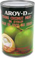 AROY-D COCONUT MEAT IN SYRUP 425G