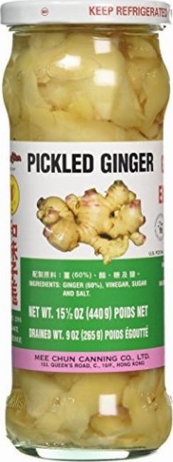 MEE CHUN PICKLED GINGER (JAR) 440G