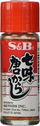 S&B 7 SPICE NANAMI TOGARASHI CHILLI PEPPER 15G