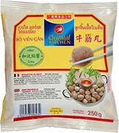 ORIENTAL KITCHEN BEEF/TENDON MEATBALL 250G