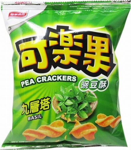 KOLOKO PEA CRACKER – BASIL 48G