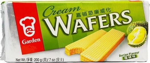 GARDEN DURIAN WAFERS PKT 200G