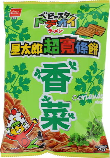 BABY STAR (BROAD) RAMEN SNACK – CORIANDER 70G