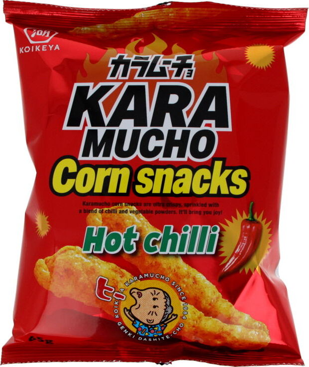 KOIKEYA KARAMUCHO CORN SNACKS – HOT CHILLI 65G