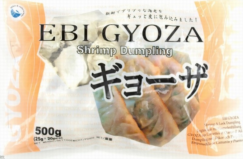 M&M SHRIMP & LEEK GYOZA 20PCS 500G