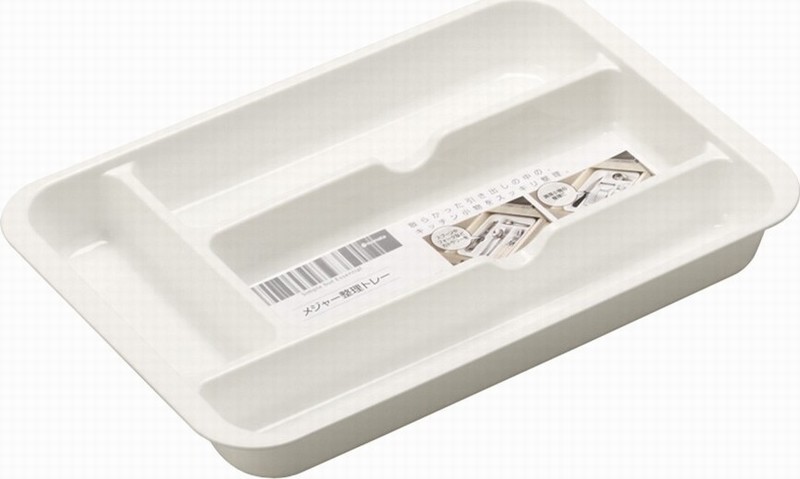 PP MEASURE TRAY WHITE 29.6×19.8×3.7