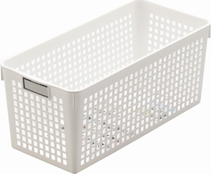 PP ORGANISER BASKET SLIM WHITE 13.3×29.1×12.5