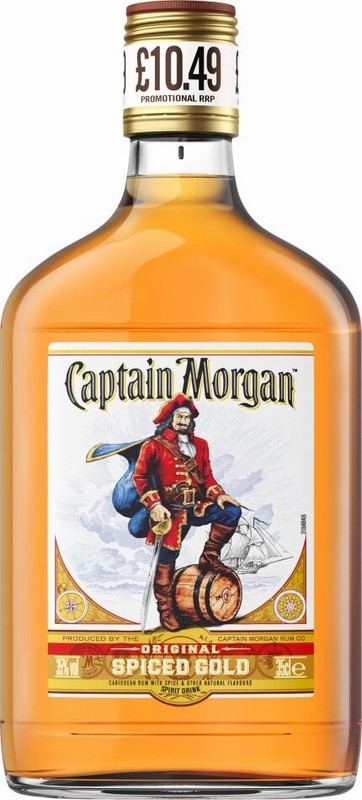 CAPTAIN MORGAN ORIGINAL SPICED RUM 35% 35CL £10.49