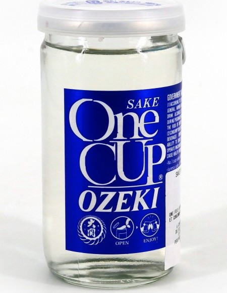 OZEKI ONE CUP JUNMAI SAKE 13.5% ALC 180ML