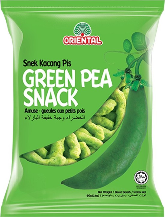 ORIENTAL GREEN PEA SNACK  60G